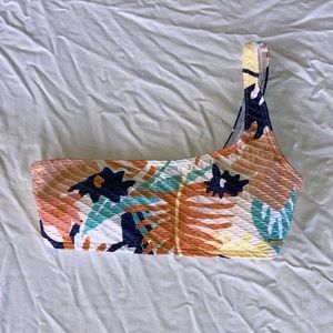 ROXY floral asymmetric bikini too